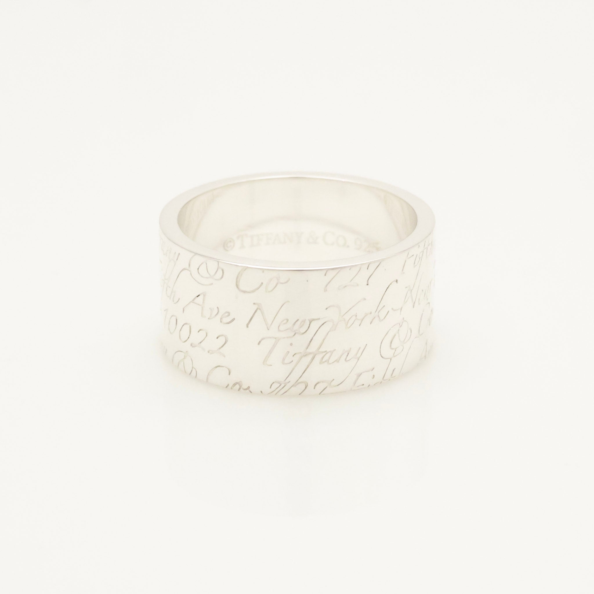 Tiffany & Co. Atlas Wide Ring Size 6.25 Sterling Silver 925