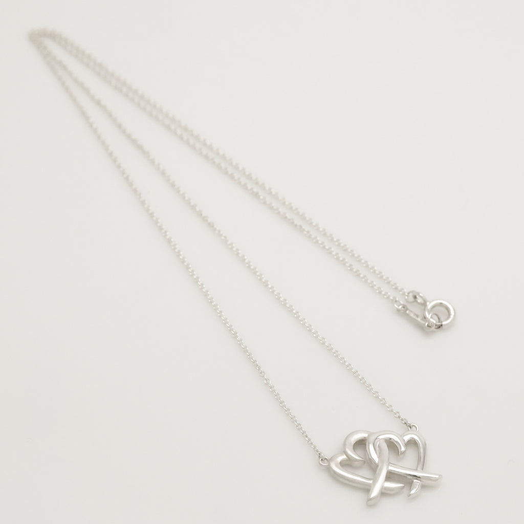 TIFFANY&Co. ダブル ラビングハート パロマピカソ ネックレス AG925