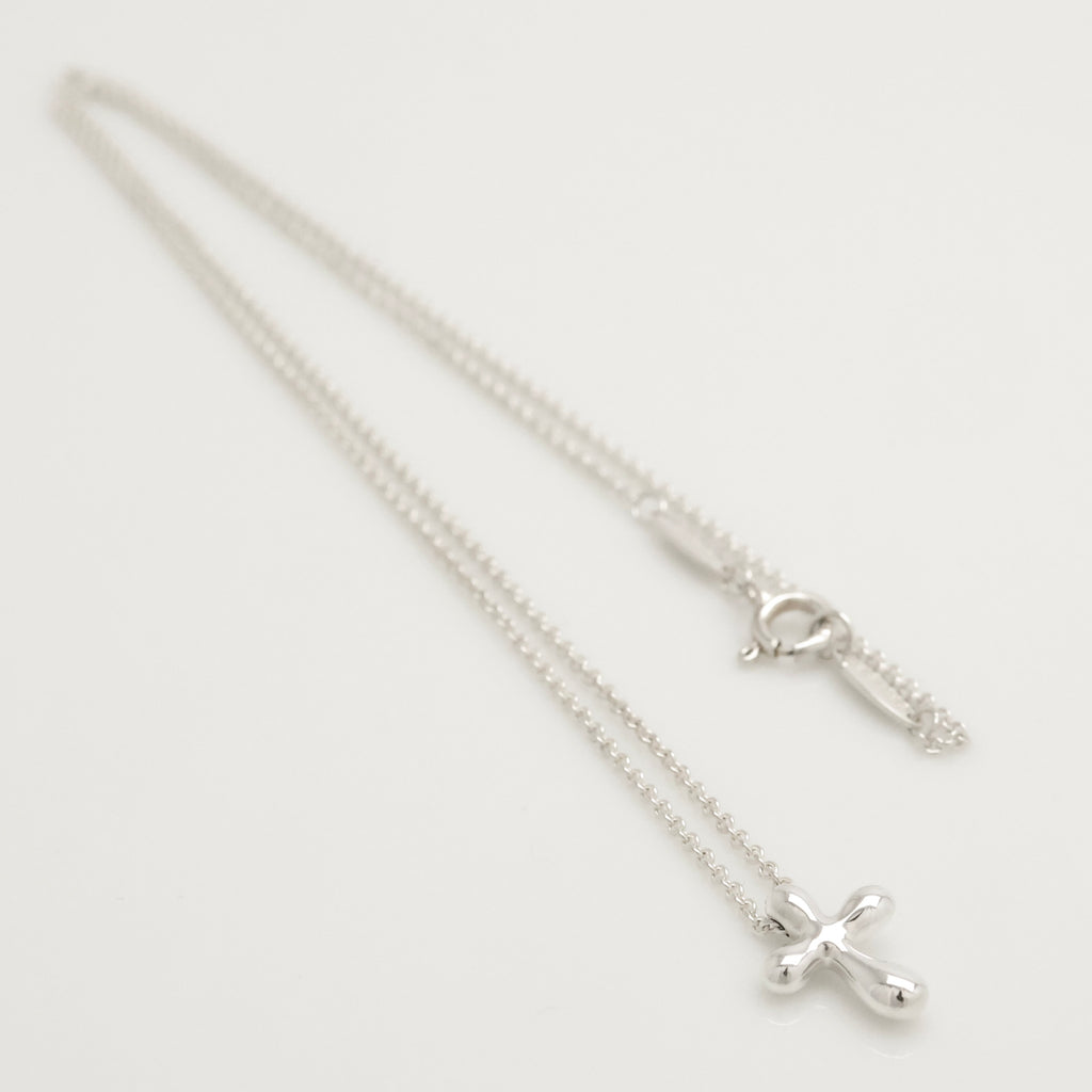 TIFFANY&Co. スモール クロス エルサペレッティ ネックレス AG925
