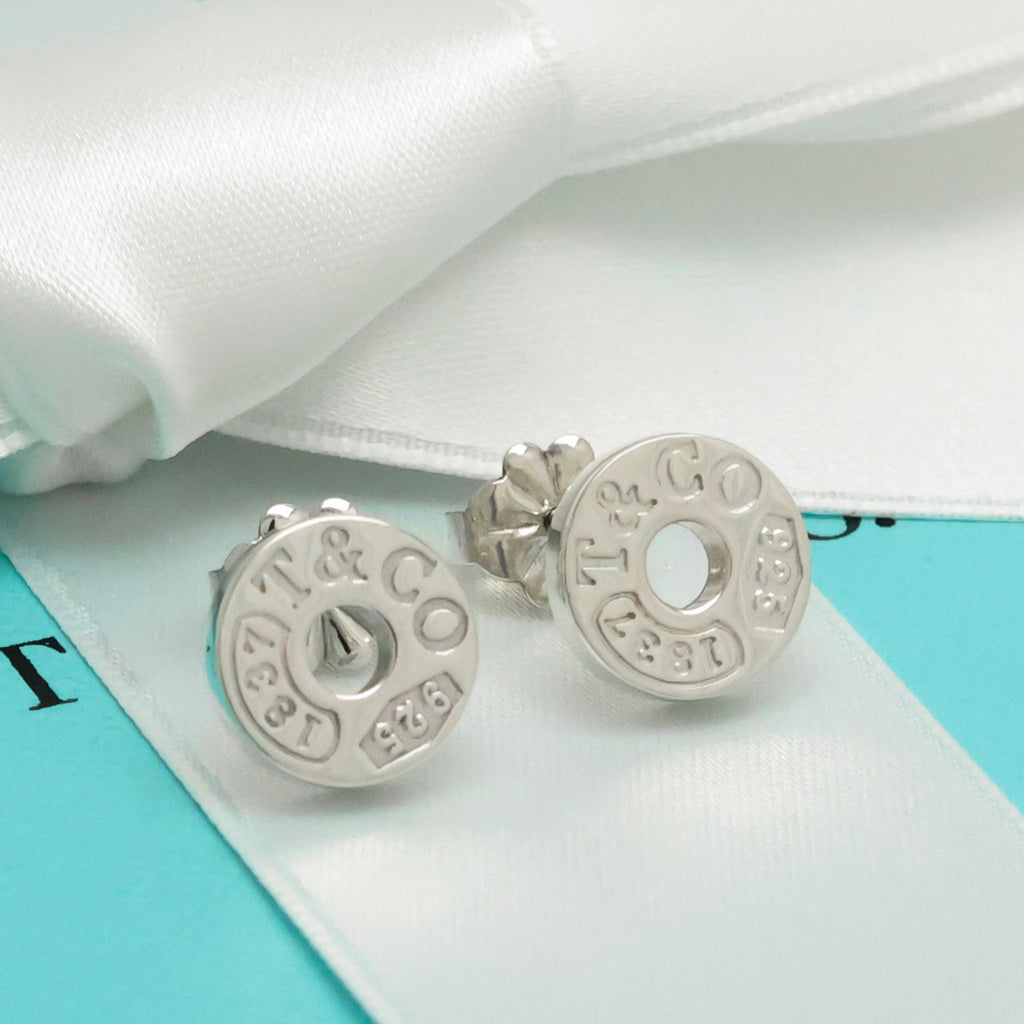 TIFFANY&Co. 1837 ラウンド サークル スタッド ピアス AG925
