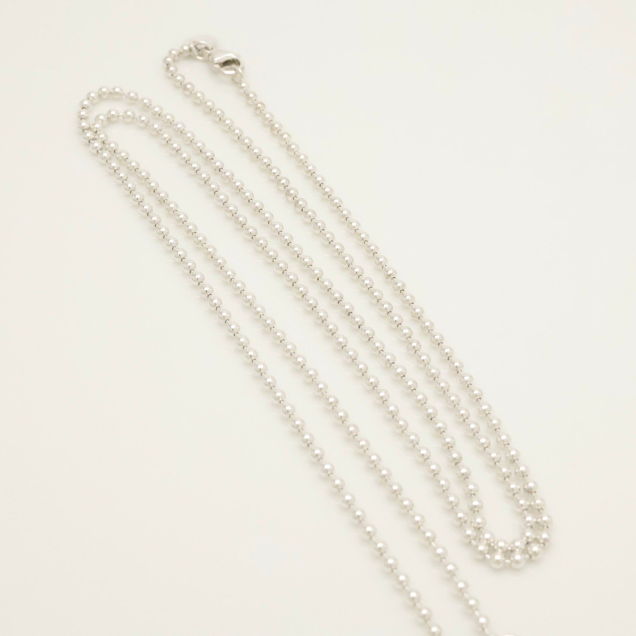 TIFFANY&Co. リターントゥ ティファニー ハート タグ ボール チェーン ネックレス AG925
