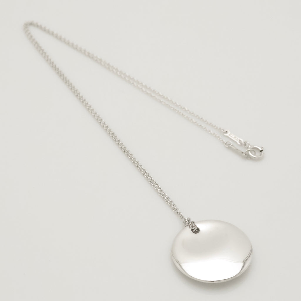 TIFFANY&Co.ラウンド ディスク エルサペレッティ ネックレス AG925