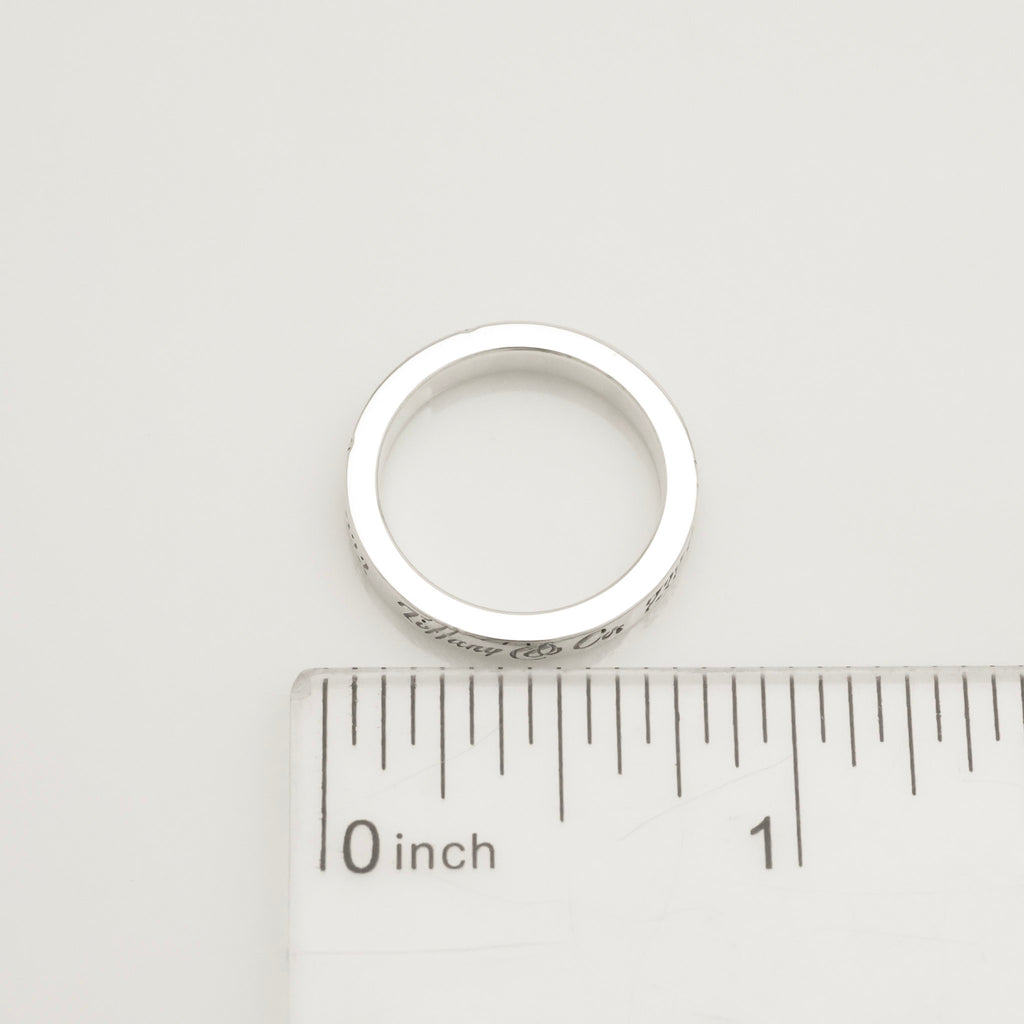 TIFFANY&Co. ノーツ NEW YORK ナロー リング 9 号 AG925