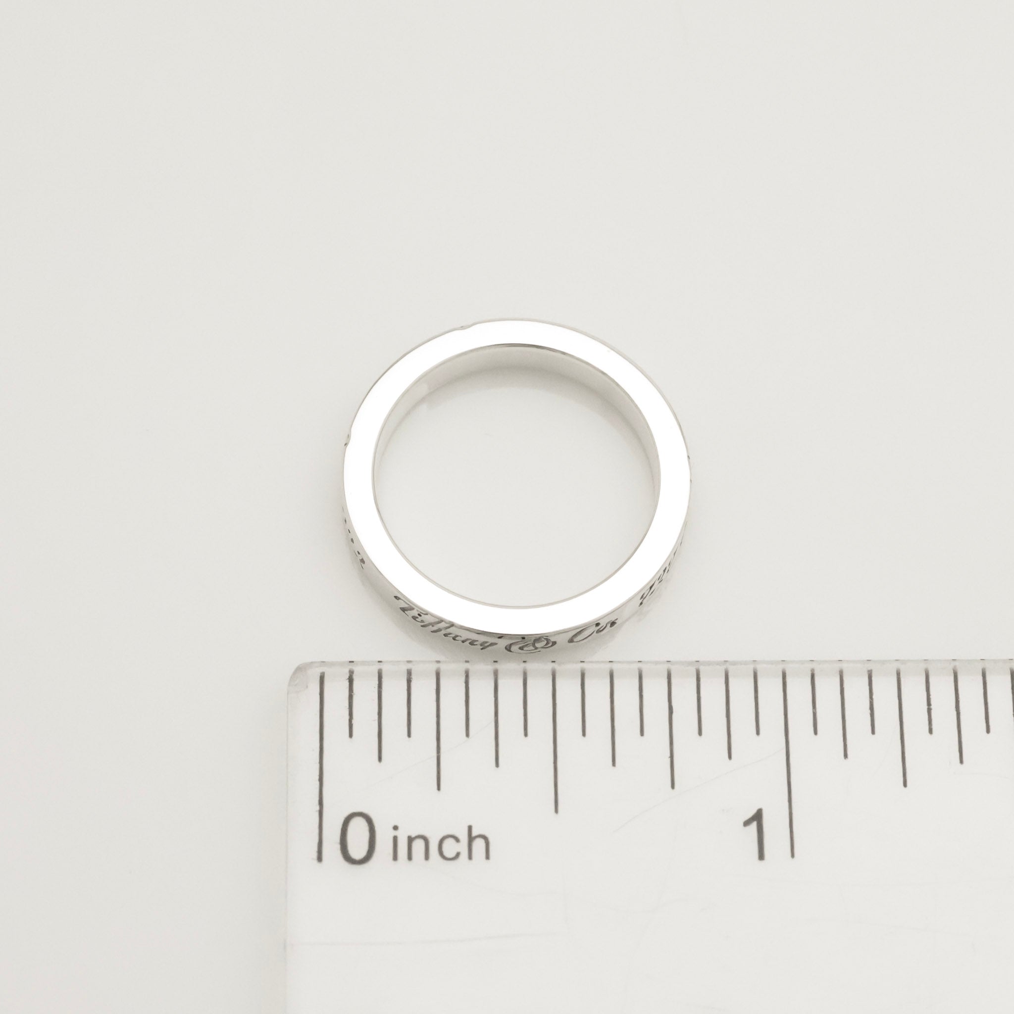TIFFANY&Co. ノーツ NEW YORK ナロー リング 9 号 AG925