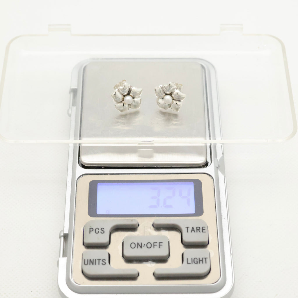 TIFFANY&Co. フラワー パール スタッド ピアス AG925