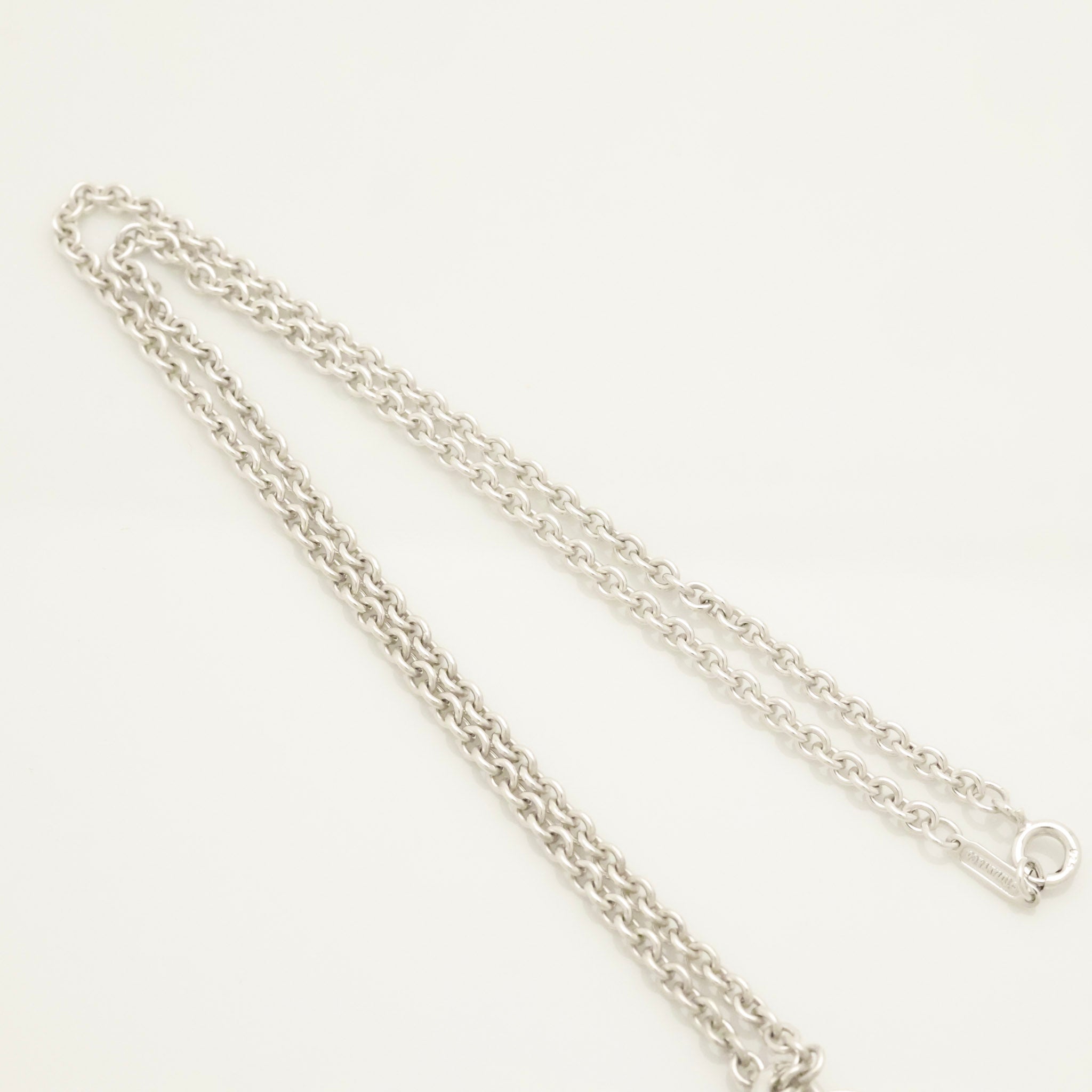 Tiffany & Co. Happy Anniversary Heart Tag Necklace Sterling Silver 925