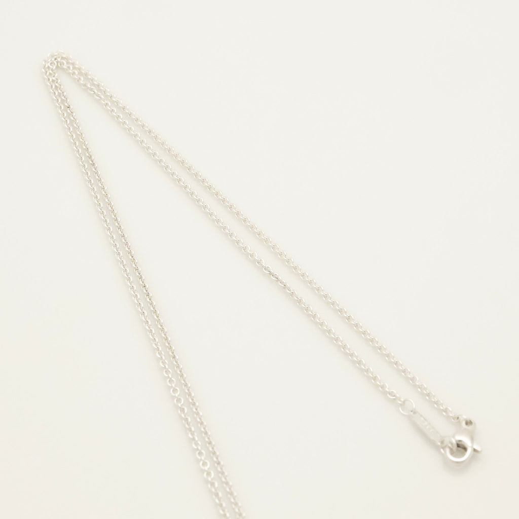 TIFFANY & Co. 1837 Bar Plate Pendant Necklace Chain Sterling Silver 925