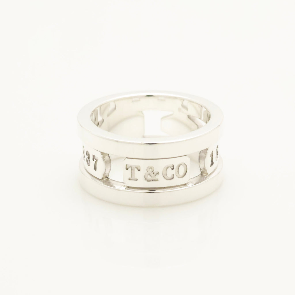 TIFFANY&Co. 1837 エレメント ワイド リング 9.5 号 AG925