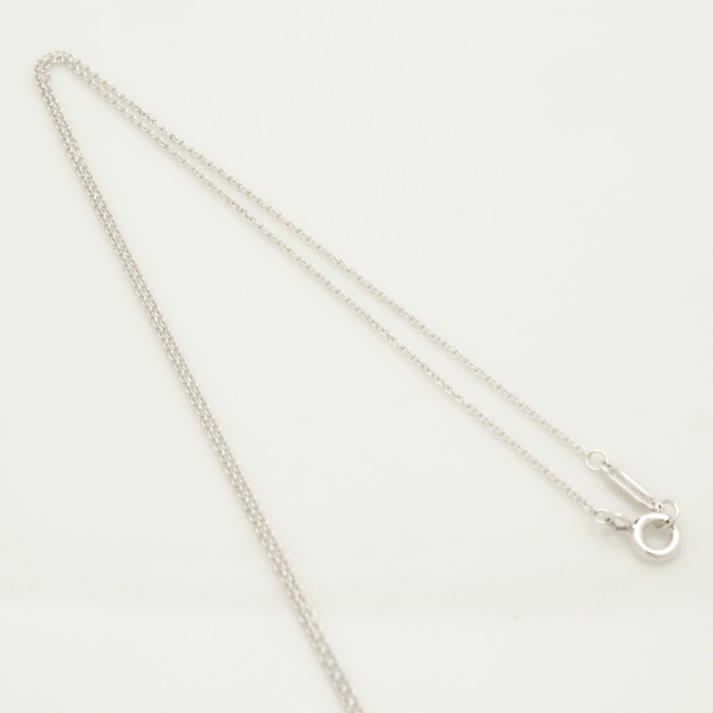 Tiffany & Co. Notes New York Heart Tag Pendant Necklace Sterling Silver 925