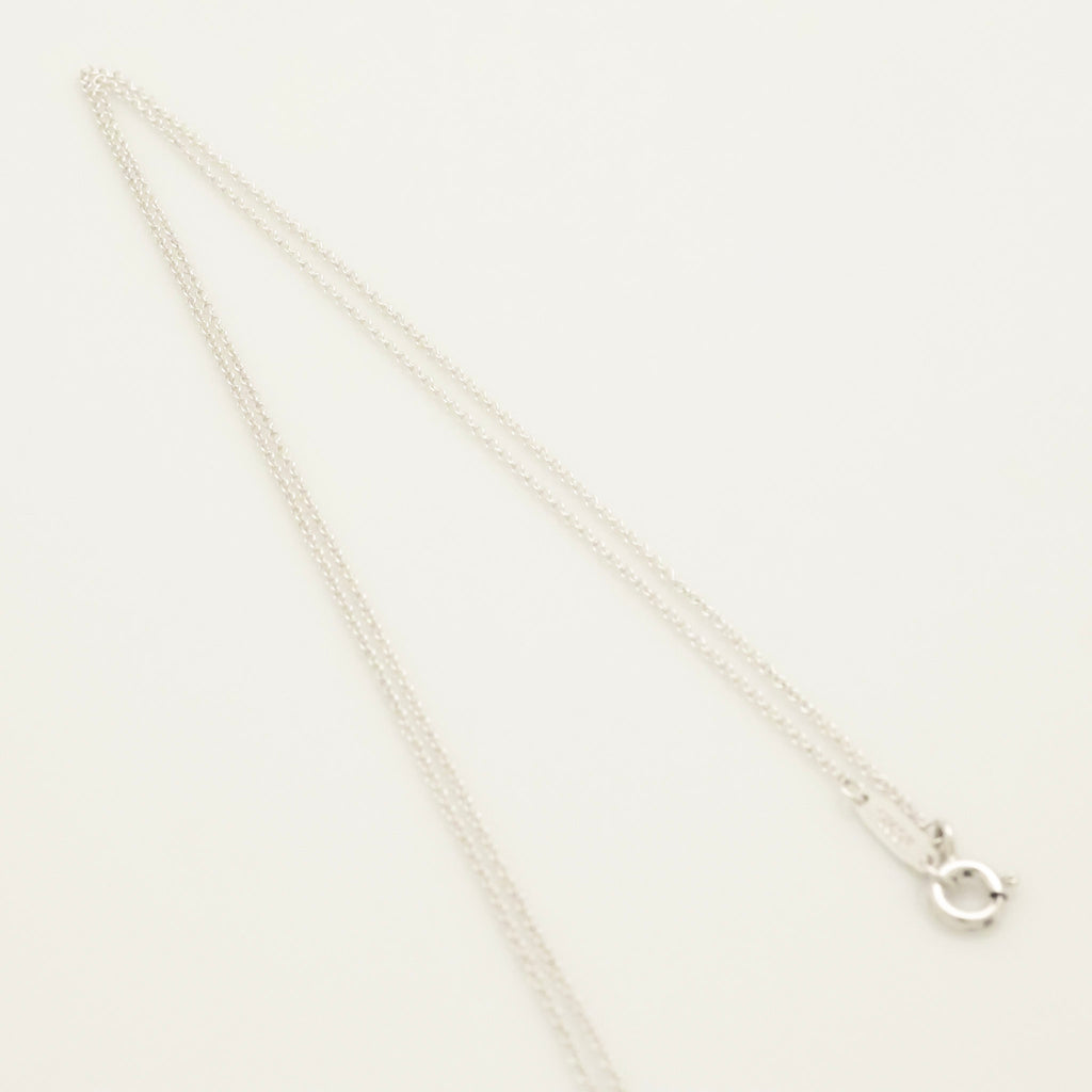 TIFFANY&Co. ノーツ レター ラウンド イニシャル M ディスク ネックレス AG925