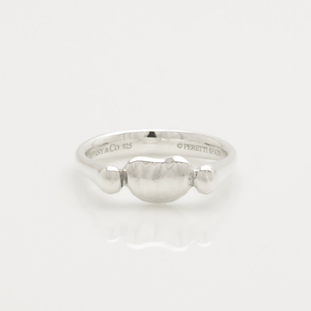 Tiffany & Co. Elsa Peretti Bean Ring Sterling Silver 925 
