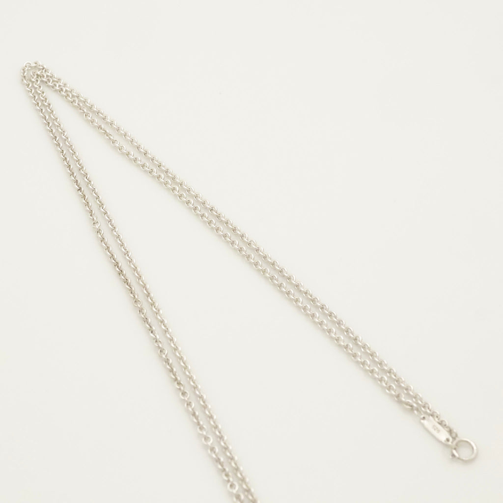 Tiffany & Co. Picasso Groove Cross Necklace Sterling Silver 925 