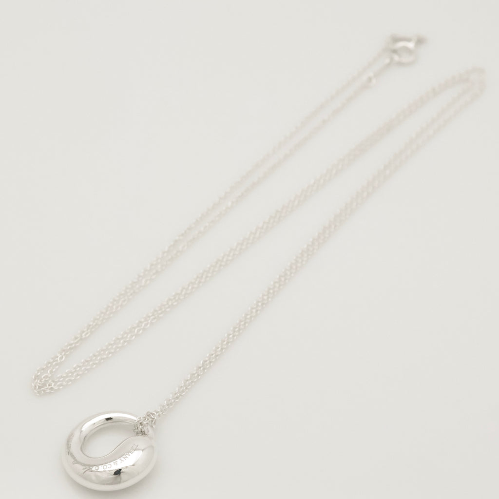 Tiffany & Co. MEDIUM Eternal Circle Necklace Sterling Silver 925 
