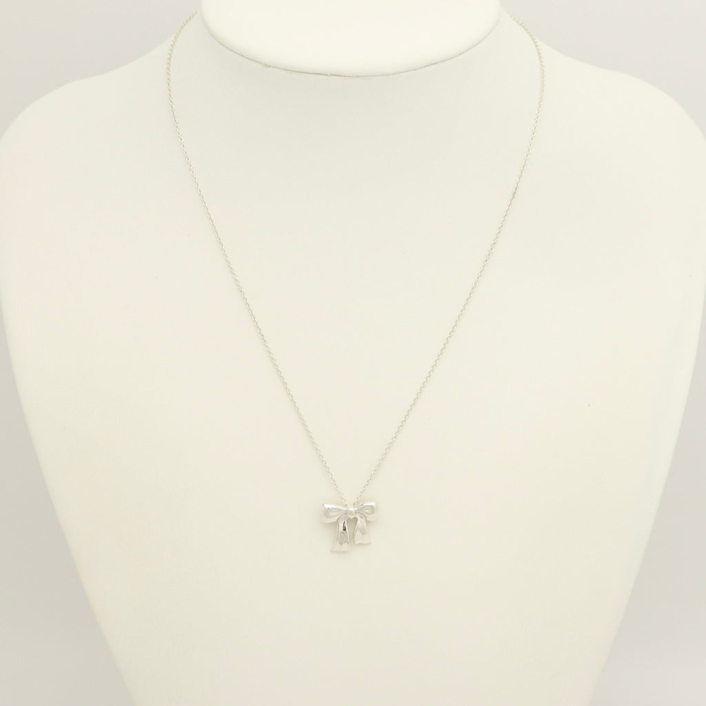 TIFFANY&Co. ミニ リボン ネックレス AG925