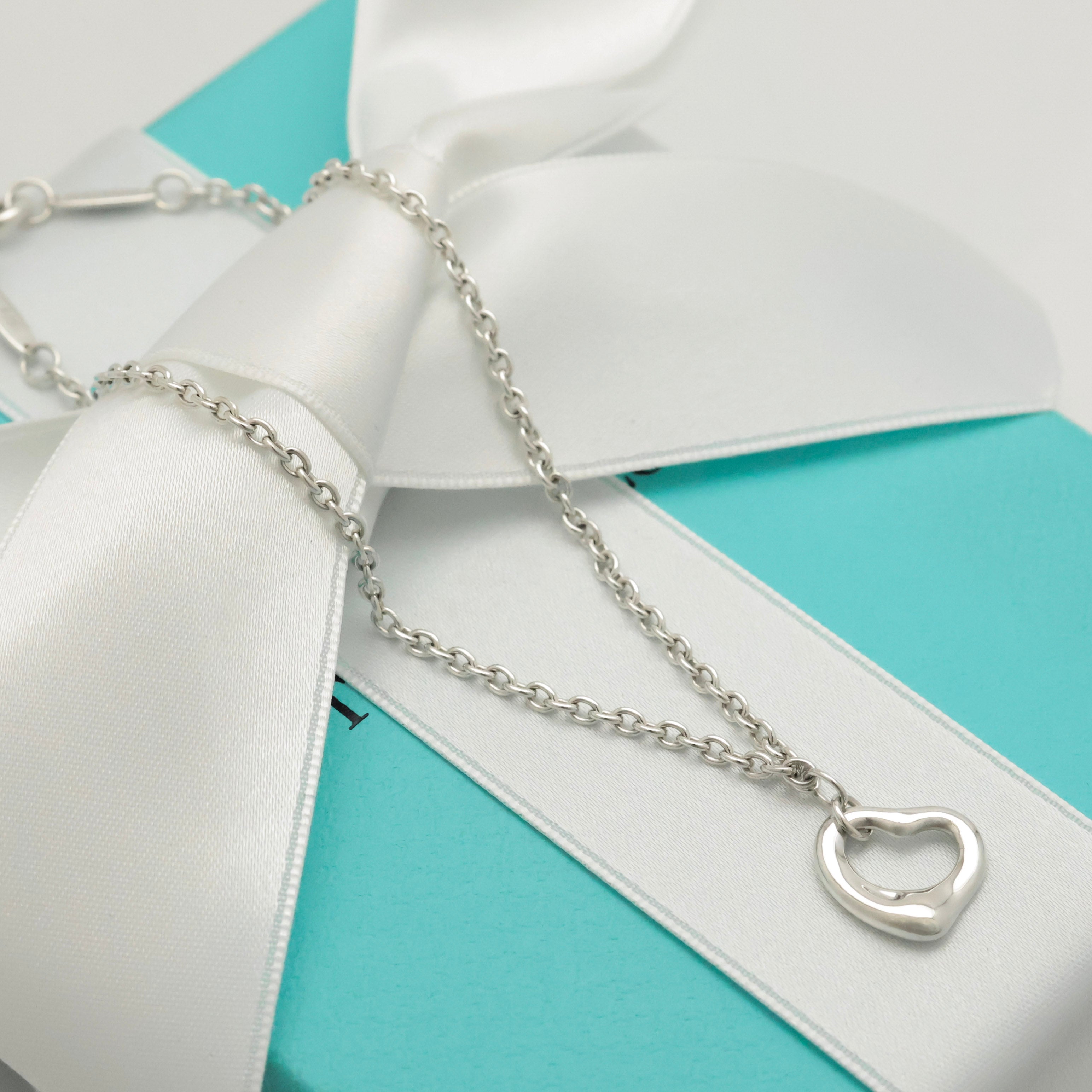 GIFT*TIFFANY&Co. オープンハート エルサペレッティ ブレスレット AG925