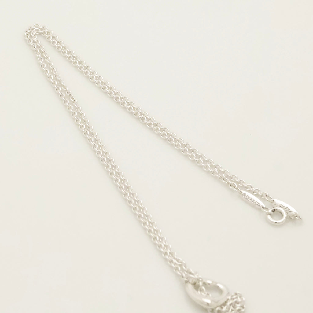 TIFFANY&Co. エルサ ペレッティ オープンハート ラリアット フレッシュウォーター パール ネックレス AG925