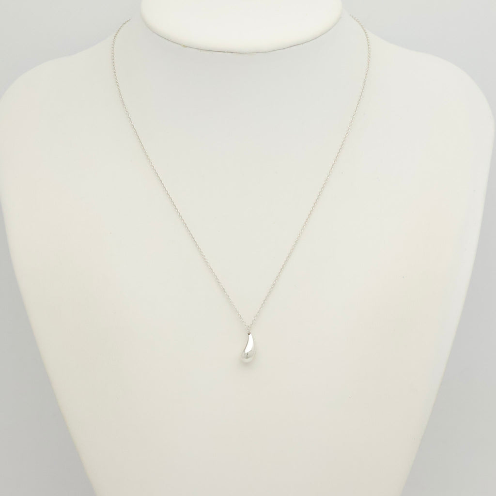 Tiffany & Co. Peretti Teardrop Necklace Pendant  Sterling Silver 925