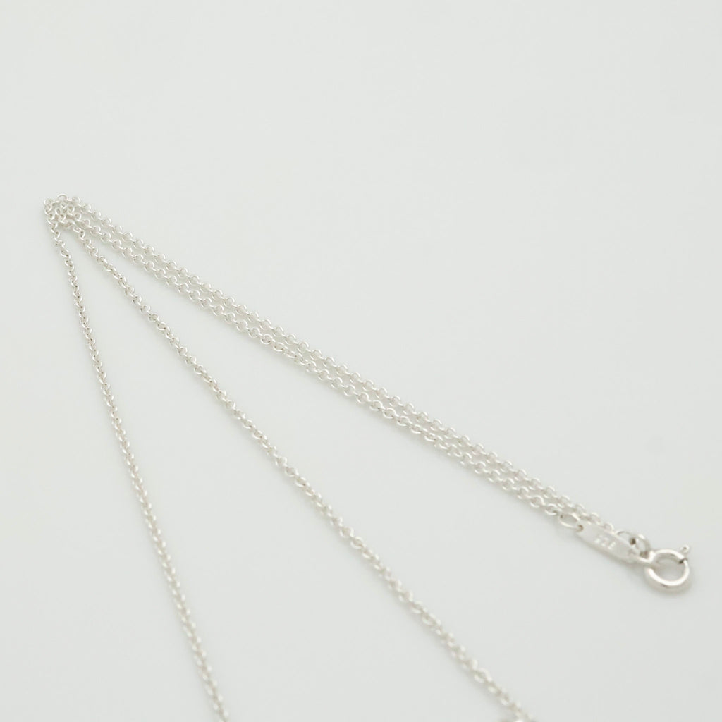 Tiffany & Co. Twist Ribbon Bow Necklace Silver Sterling 925 & 18K Gold 