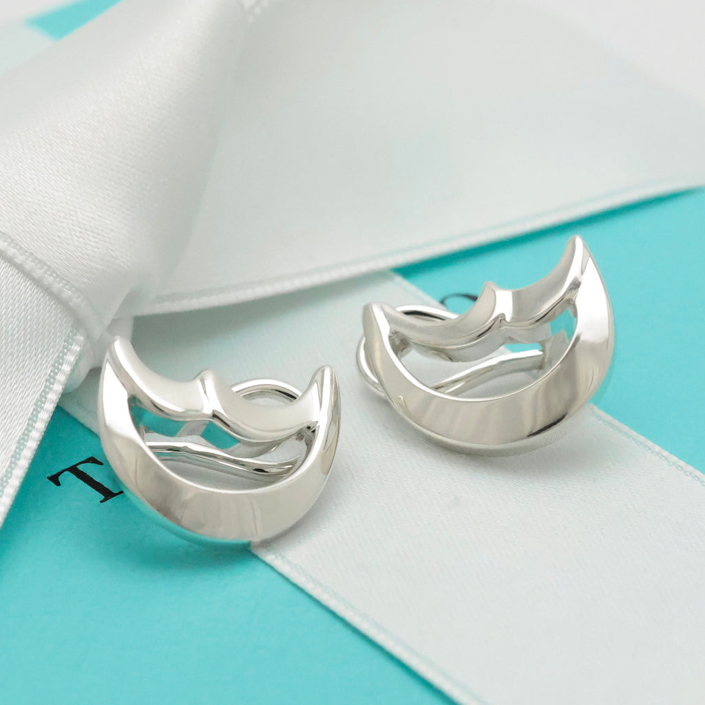 TIFFANY&Co. パロマ ピカソ クレセント ムーン イヤリング AG925