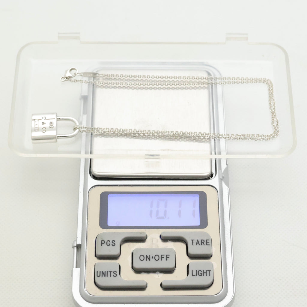 TIFFANY&Co. 1837 カデナ ロック チャーム ネックレス AG925