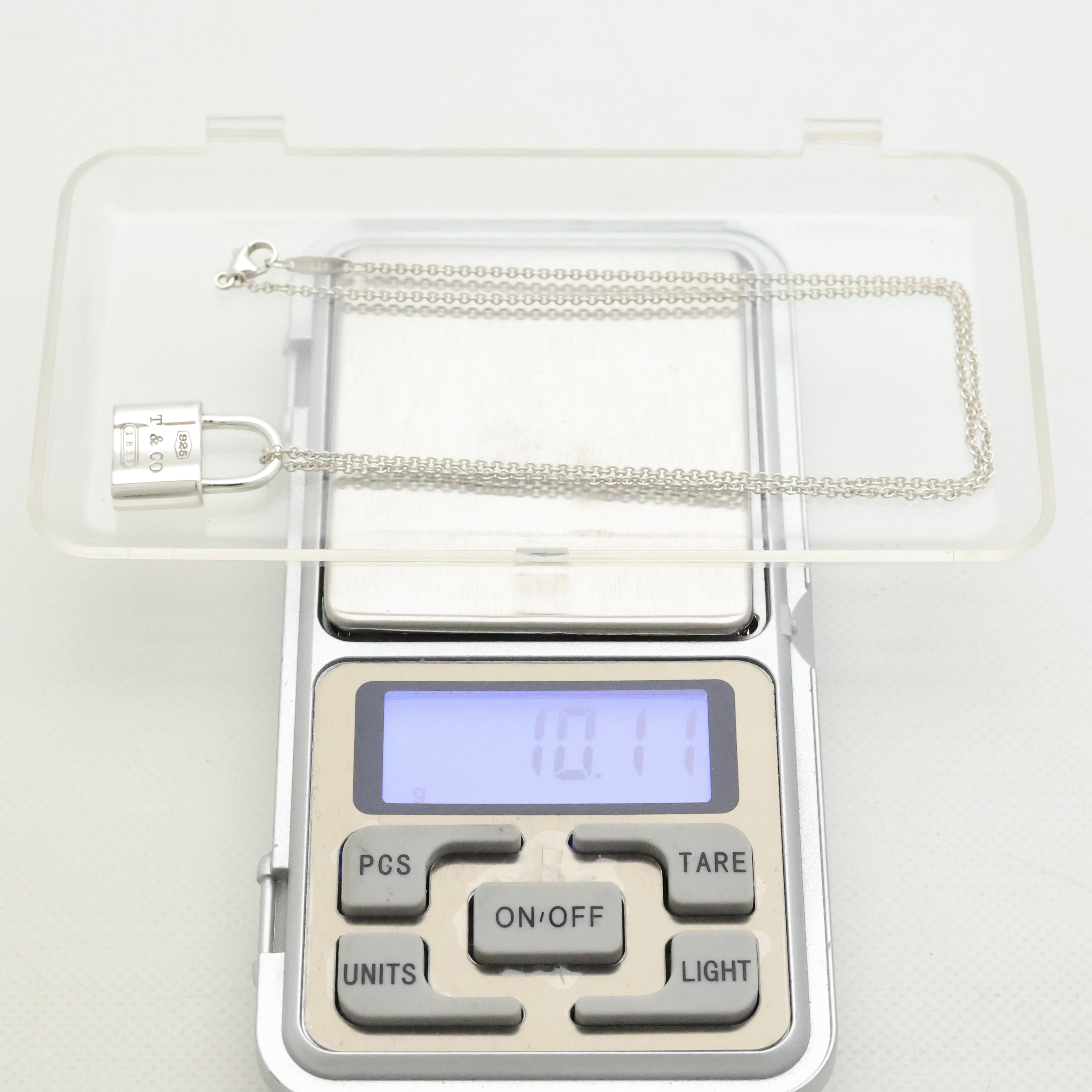 TIFFANY&Co. 1837 カデナ ロック チャーム ネックレス AG925