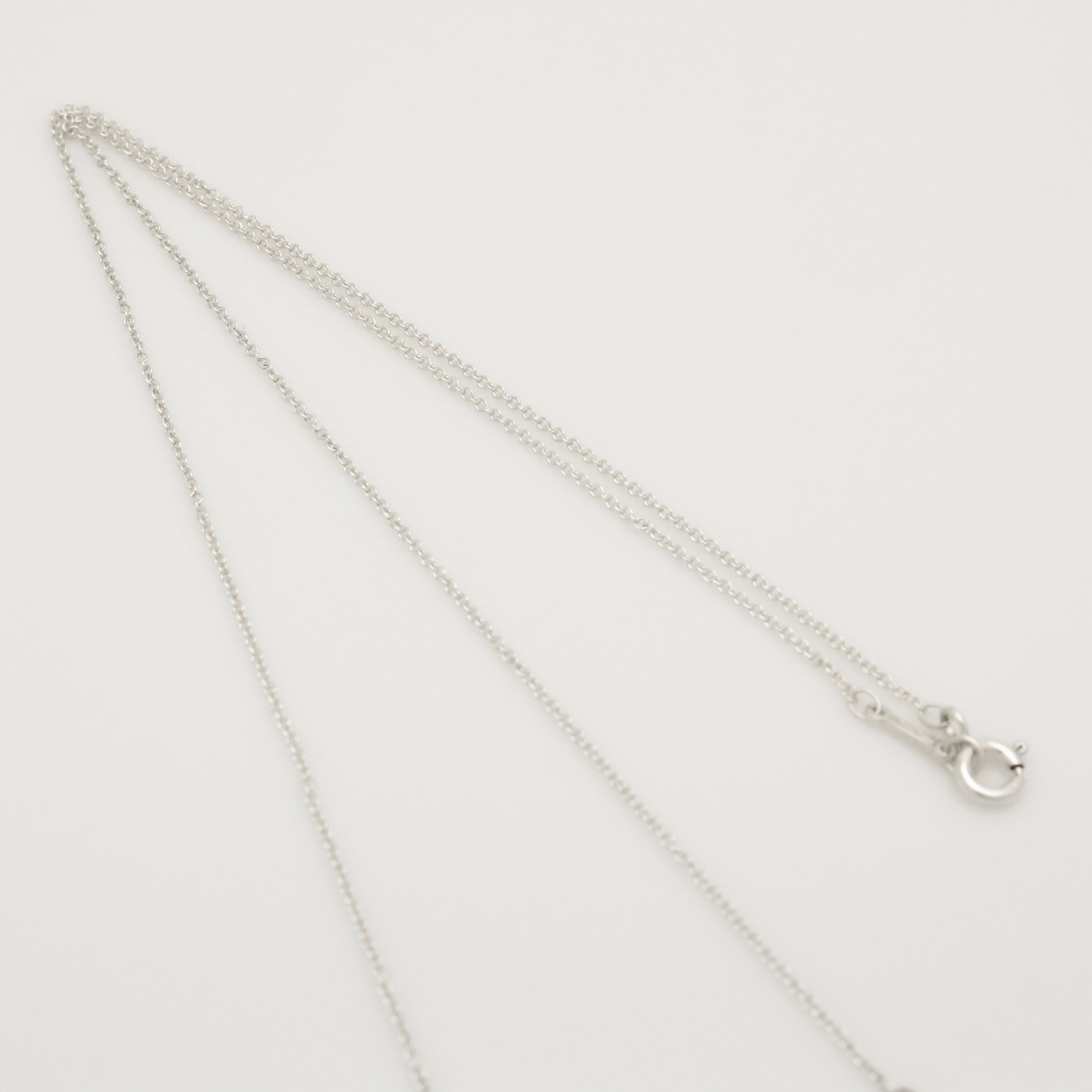 Tiffany & Co. Picasso Loving Heart Bar Necklace Sterling Silver 925