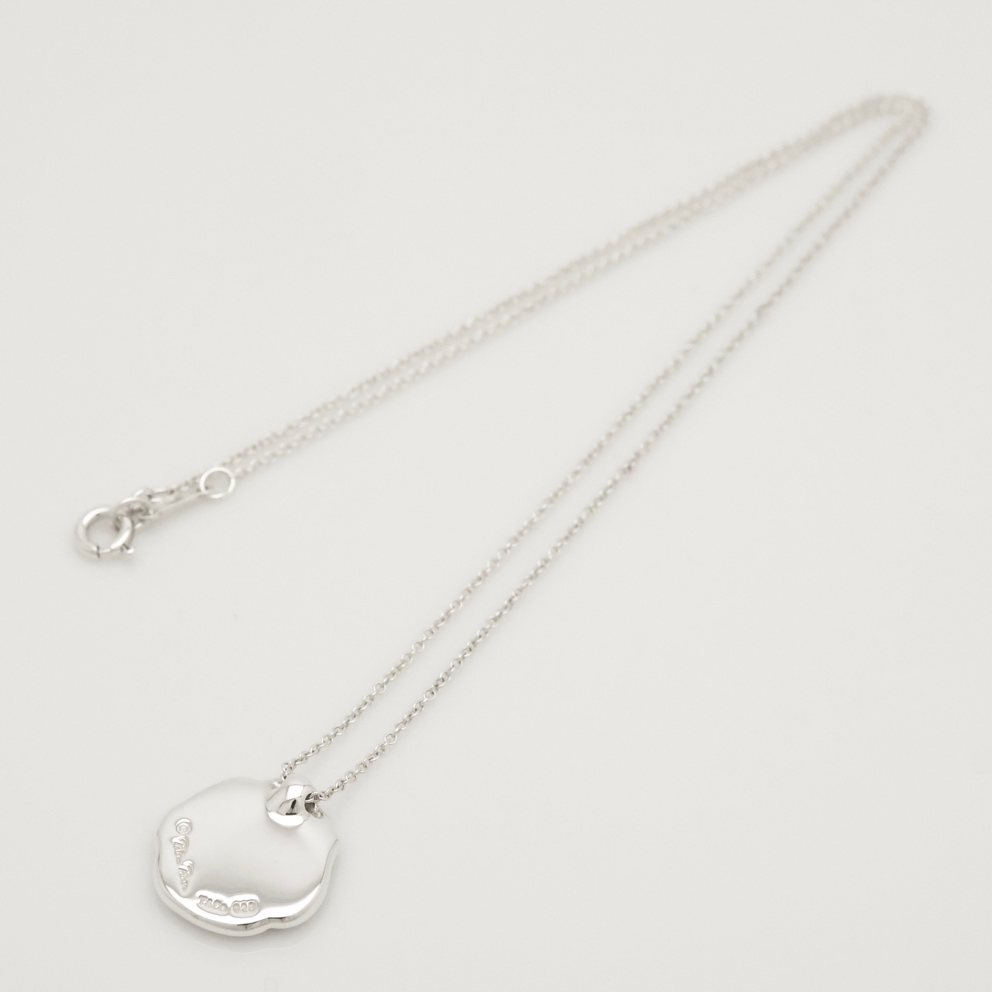 Tiffany & Co. Picasso Kiss X Sealing Stamp Necklace Sterling Silver 925