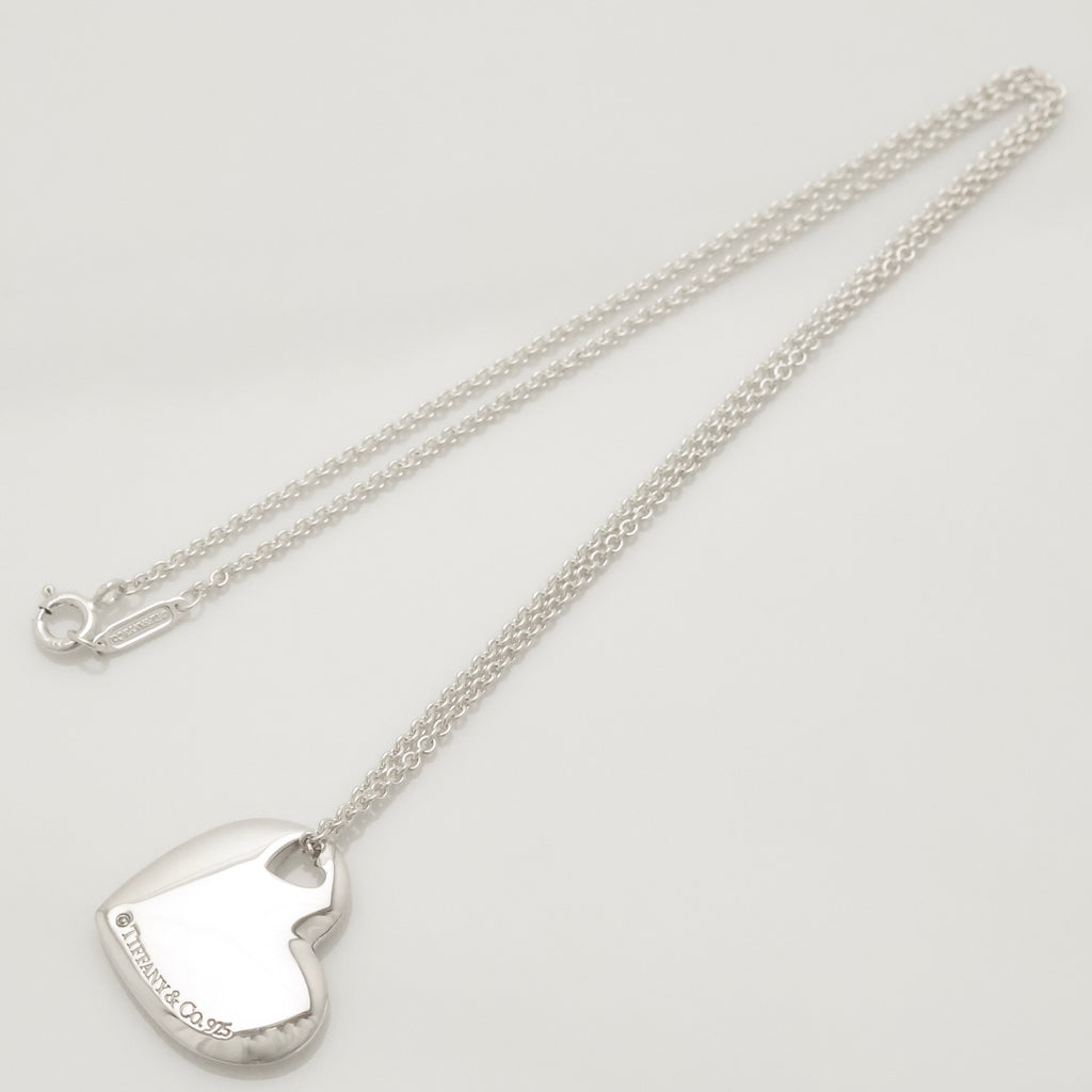 TIFFANY&Co. 2 ハート ステンシル カットアウト ネックレス AG925