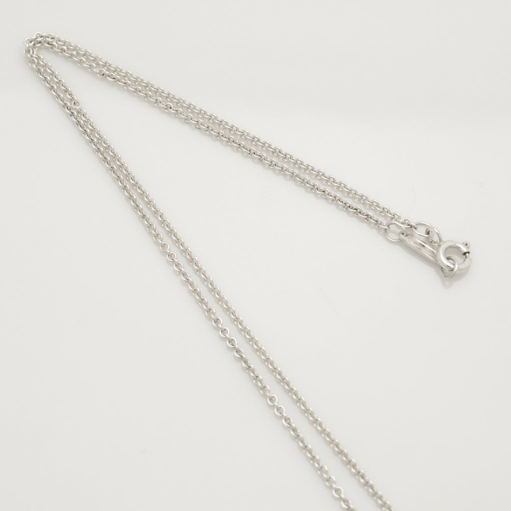 Tiffany & Co. 1837 Interlocking Circles Lariat Necklace Sterling Silver 925