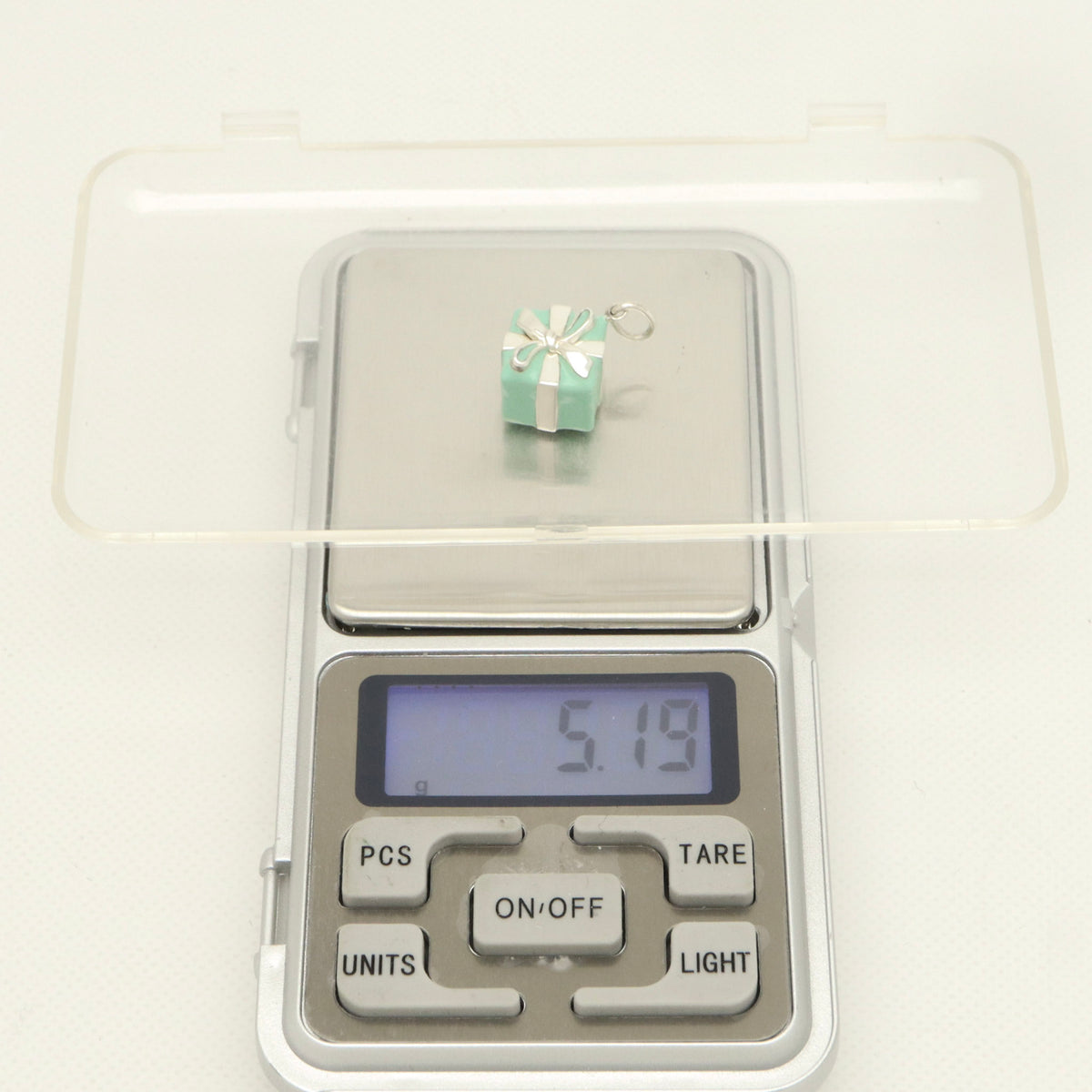 TIFFANY&Co. ギフト ボックス ブルー エナメル チャーム AG925
