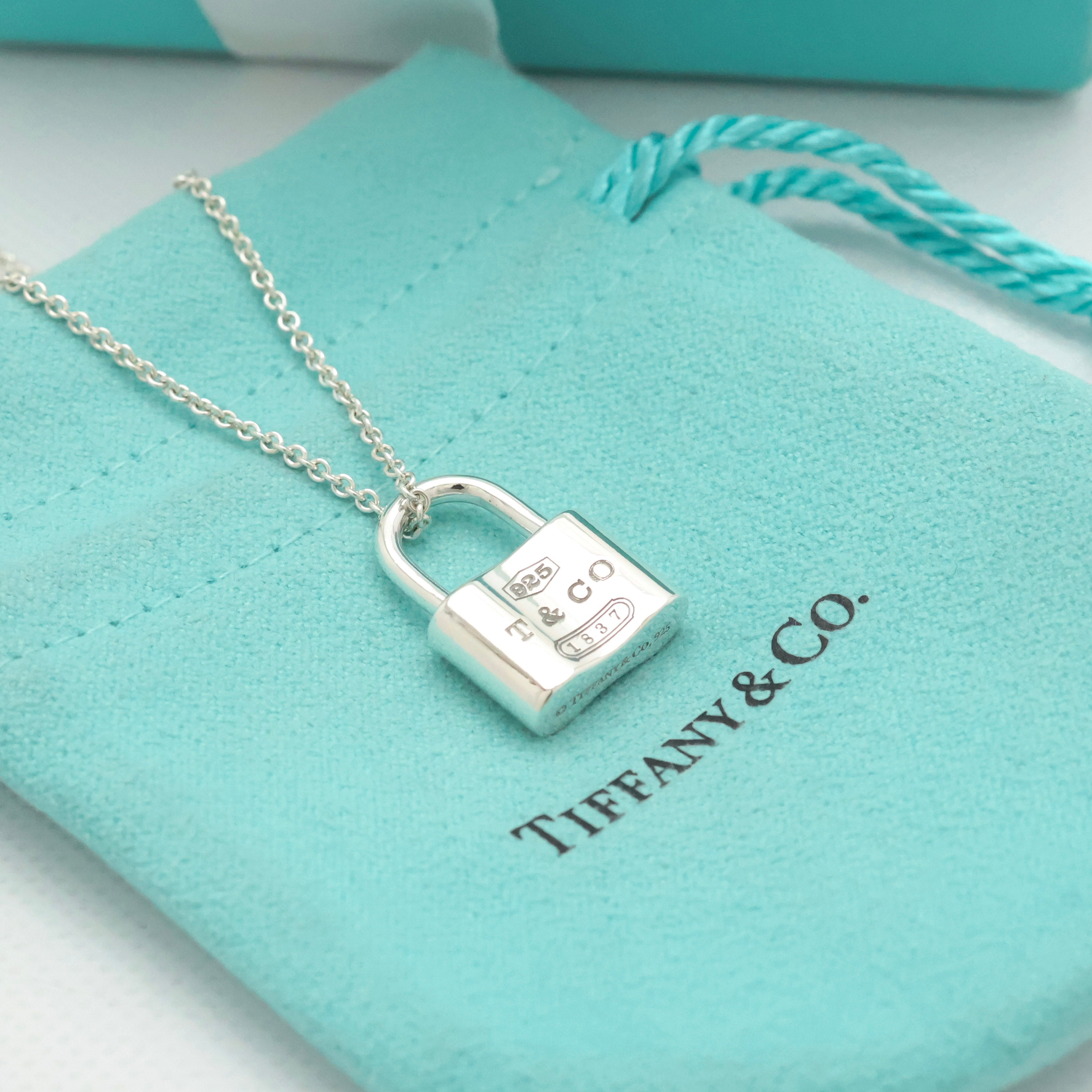 TIFFANY&Co. 1837 カデナ ロック チャーム ネックレス AG925