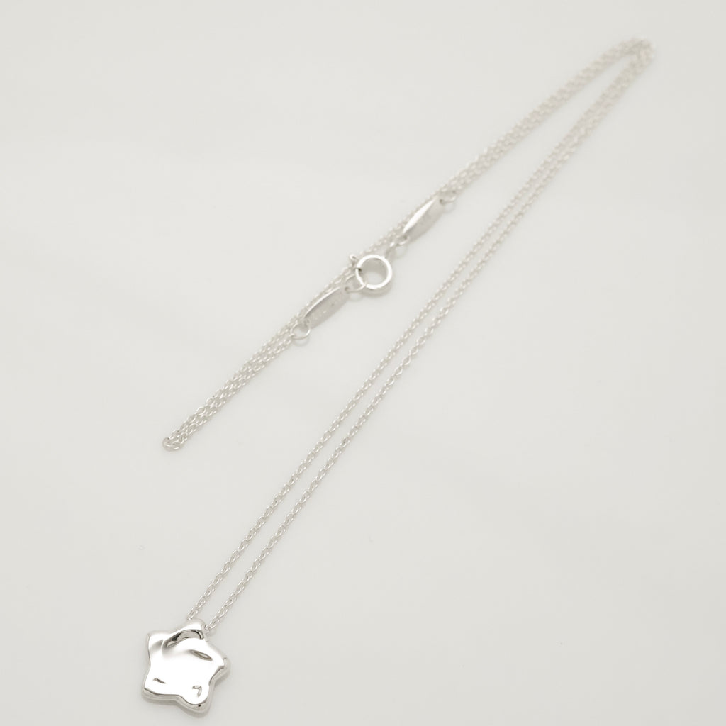  Tiffany & Co. Peretti Star Pendant Necklace Sterling Silver 925 