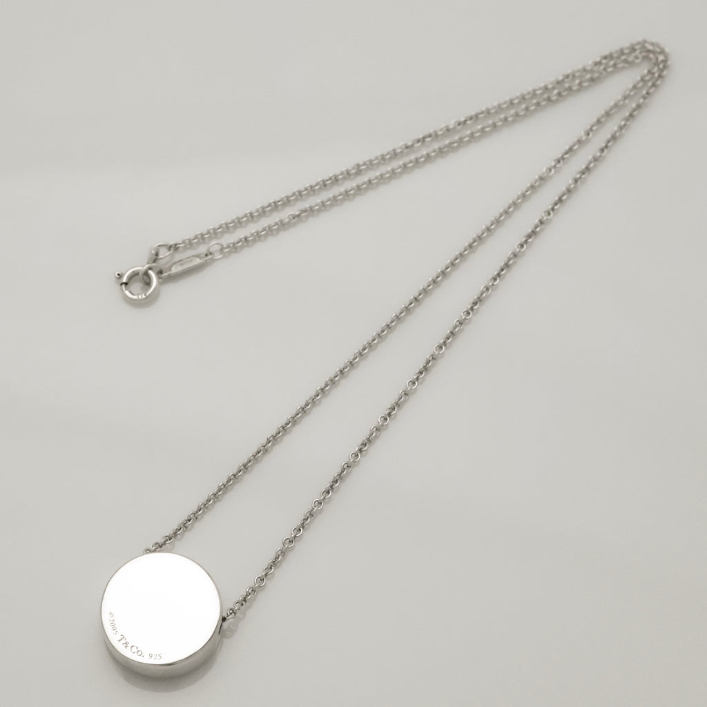 Tiffany & Co. 1837 Concave Circle Necklace Sterling Silver 925