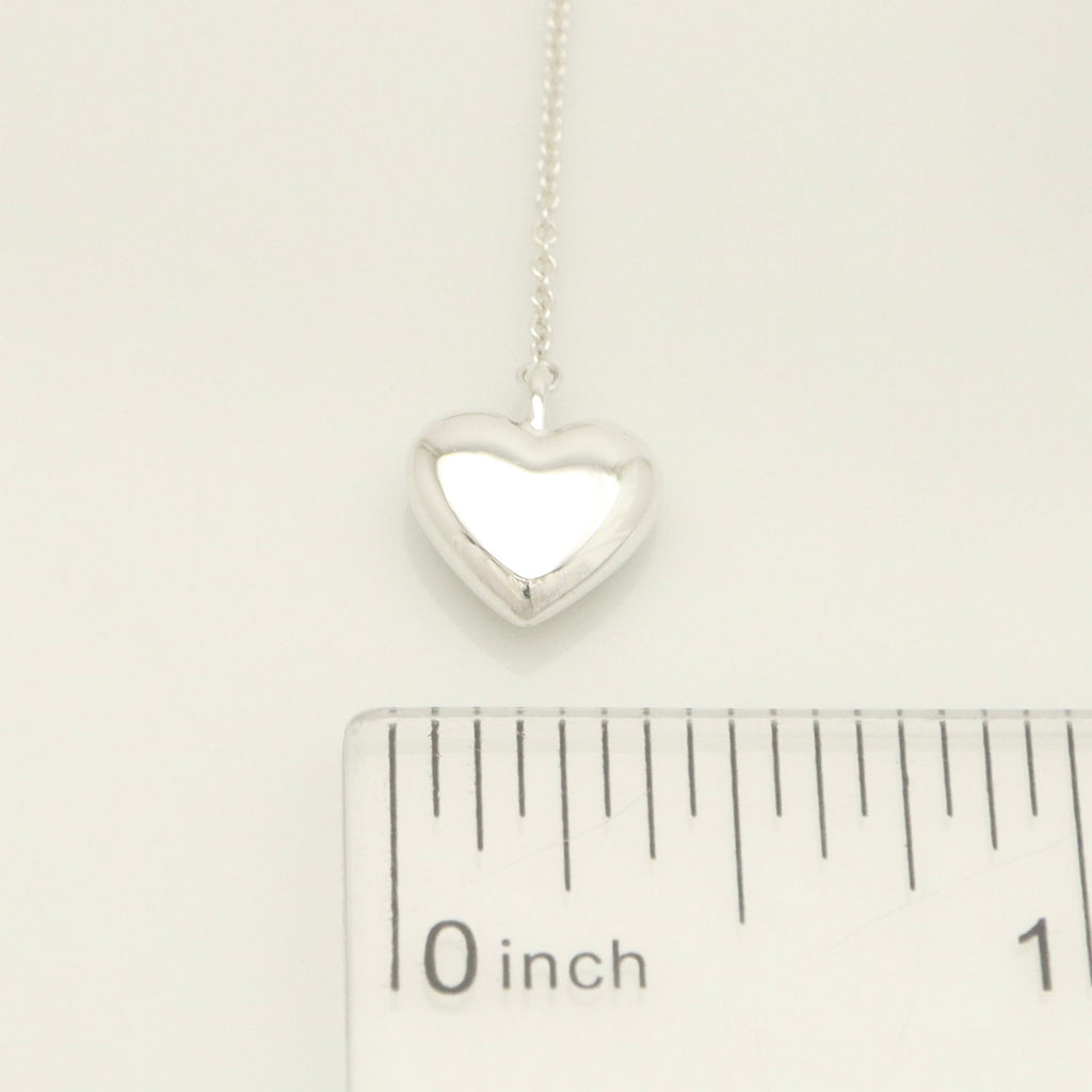 TIFFANY&Co. ダブル パフ ハート ドロップ ネックレス AG925