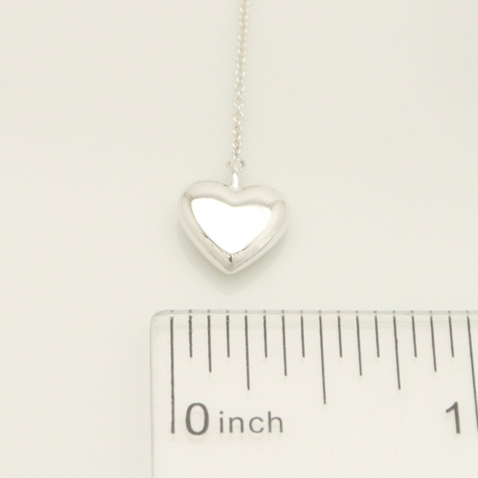 TIFFANY&Co. ダブル パフ ハート ドロップ ネックレス AG925