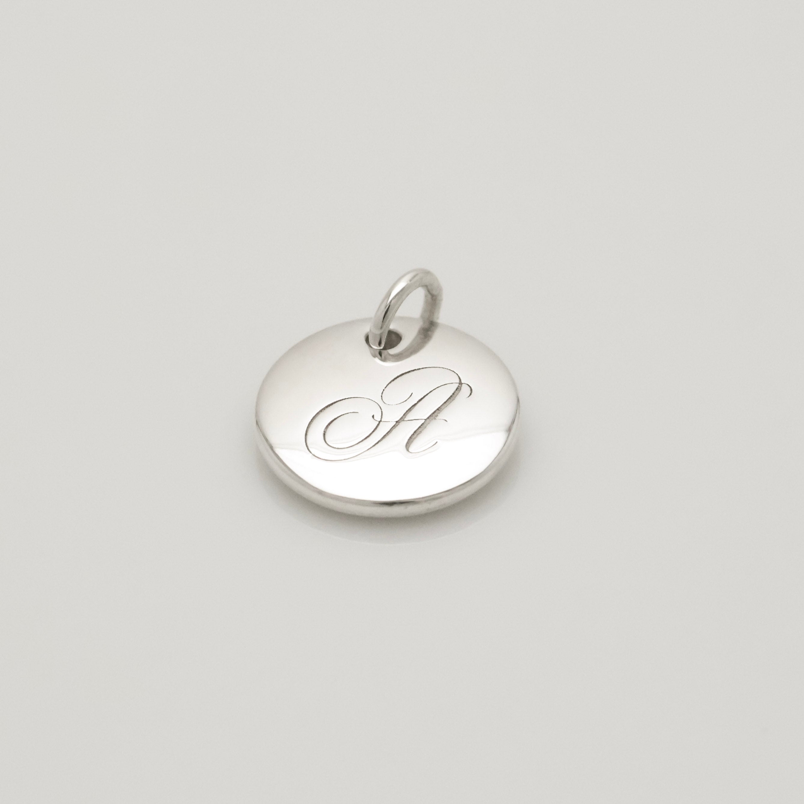 TIFFANY&Co. ノーツ レター アルファベット イニシャル A ディスク チャーム AG925
