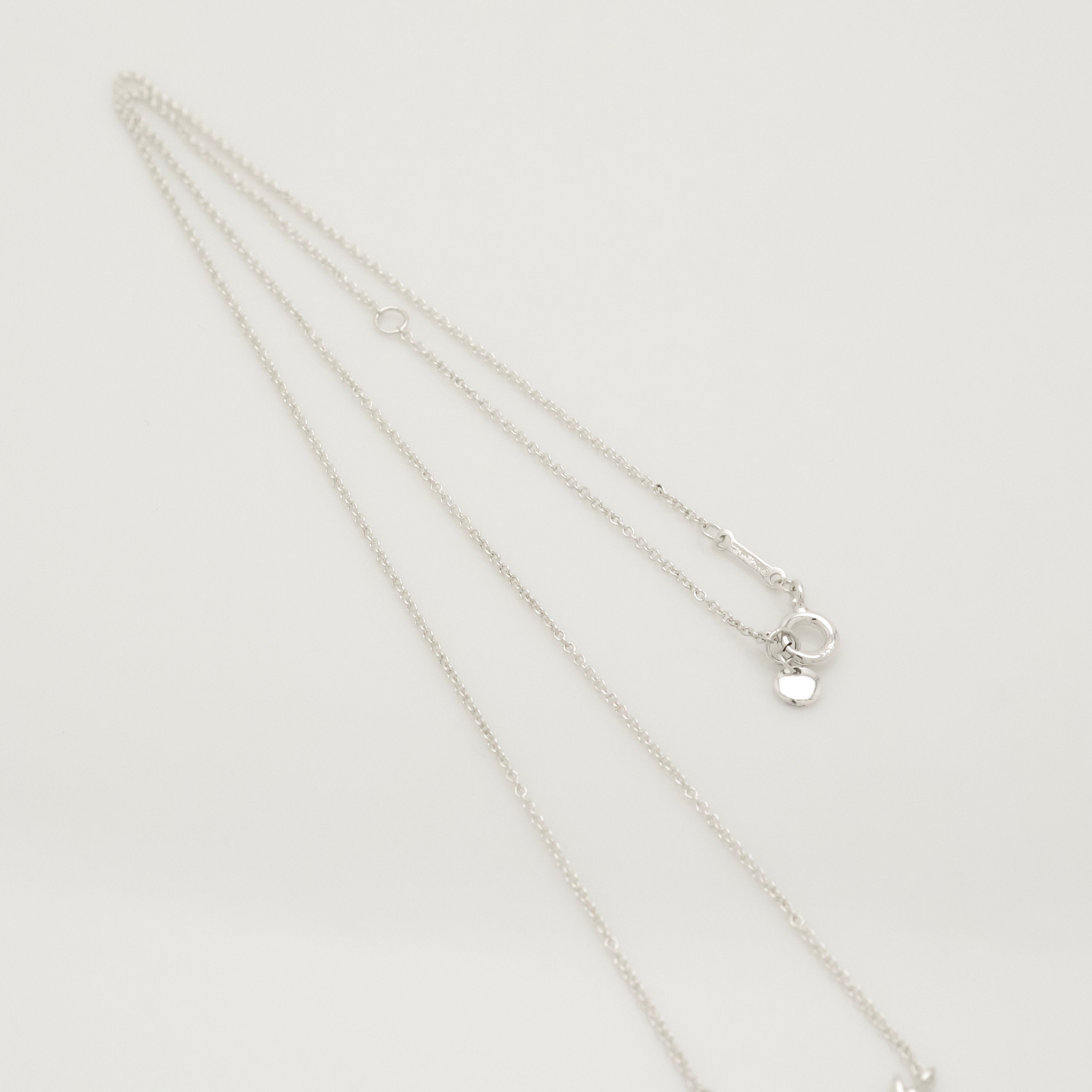  Tiffany & Co. Loving Heart Arrow Necklace Sterling Silver 925 