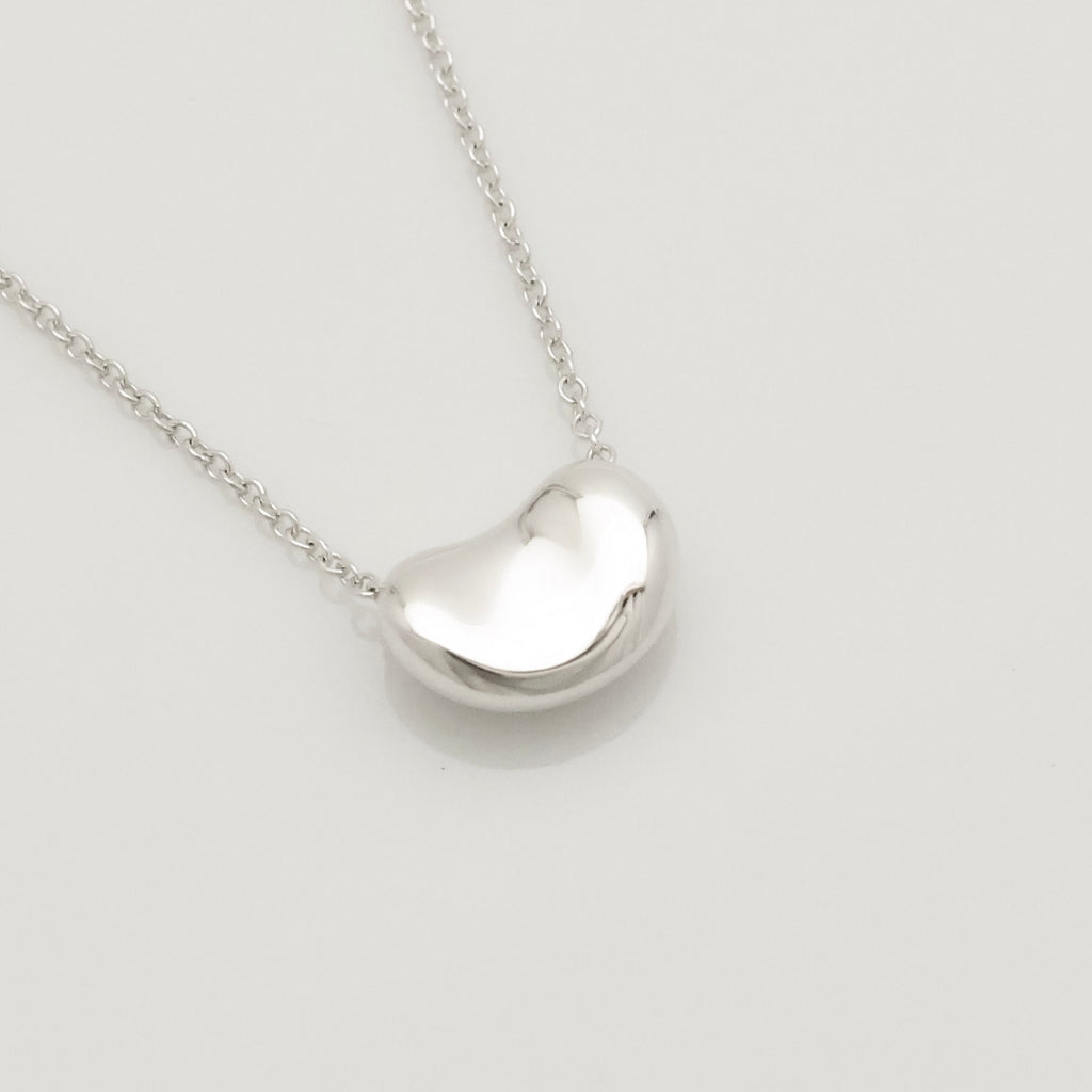  Tiffany & Co. Peretti Mini  Bean Necklace  Sterling Silver 925 
