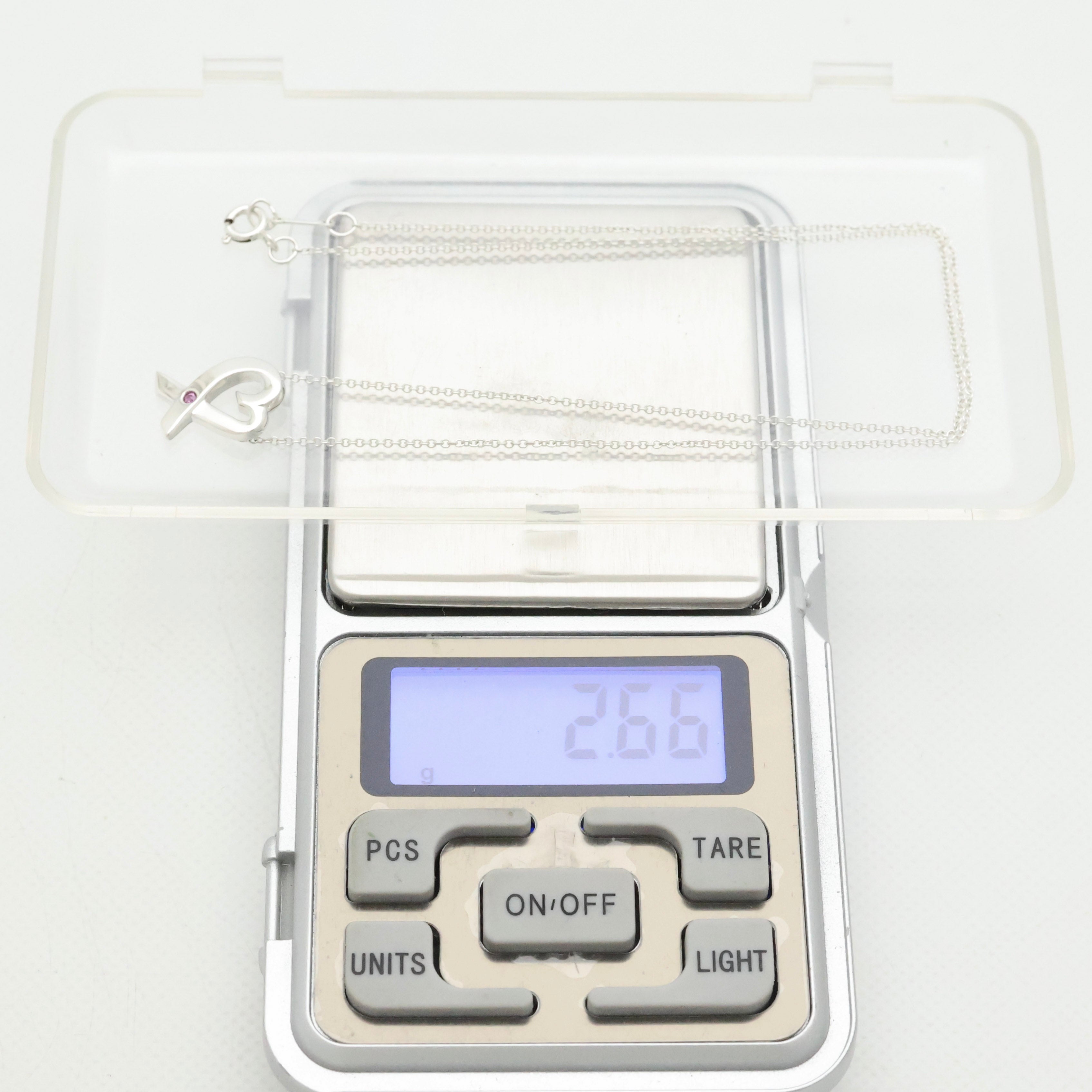 TIFFANY&Co. ラビング ハート ピンク サファイア パロマピカソ ネックレス AG925