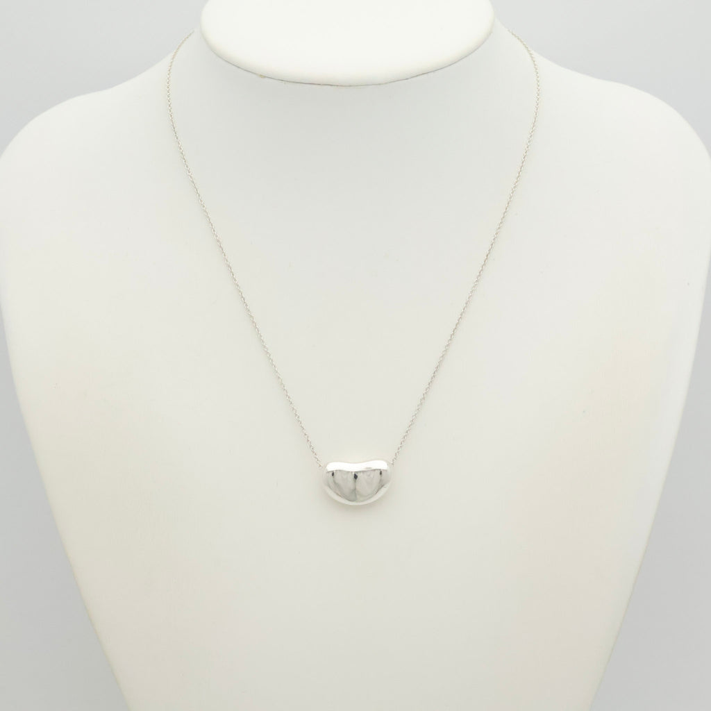  Tiffany & Co. Peretti Large Bean Necklace Sterling Silver 925 