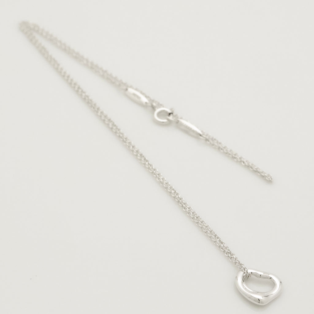 TIFFANY&Co. オープンハート 11mm エルサペレッティ ネックレス AG925