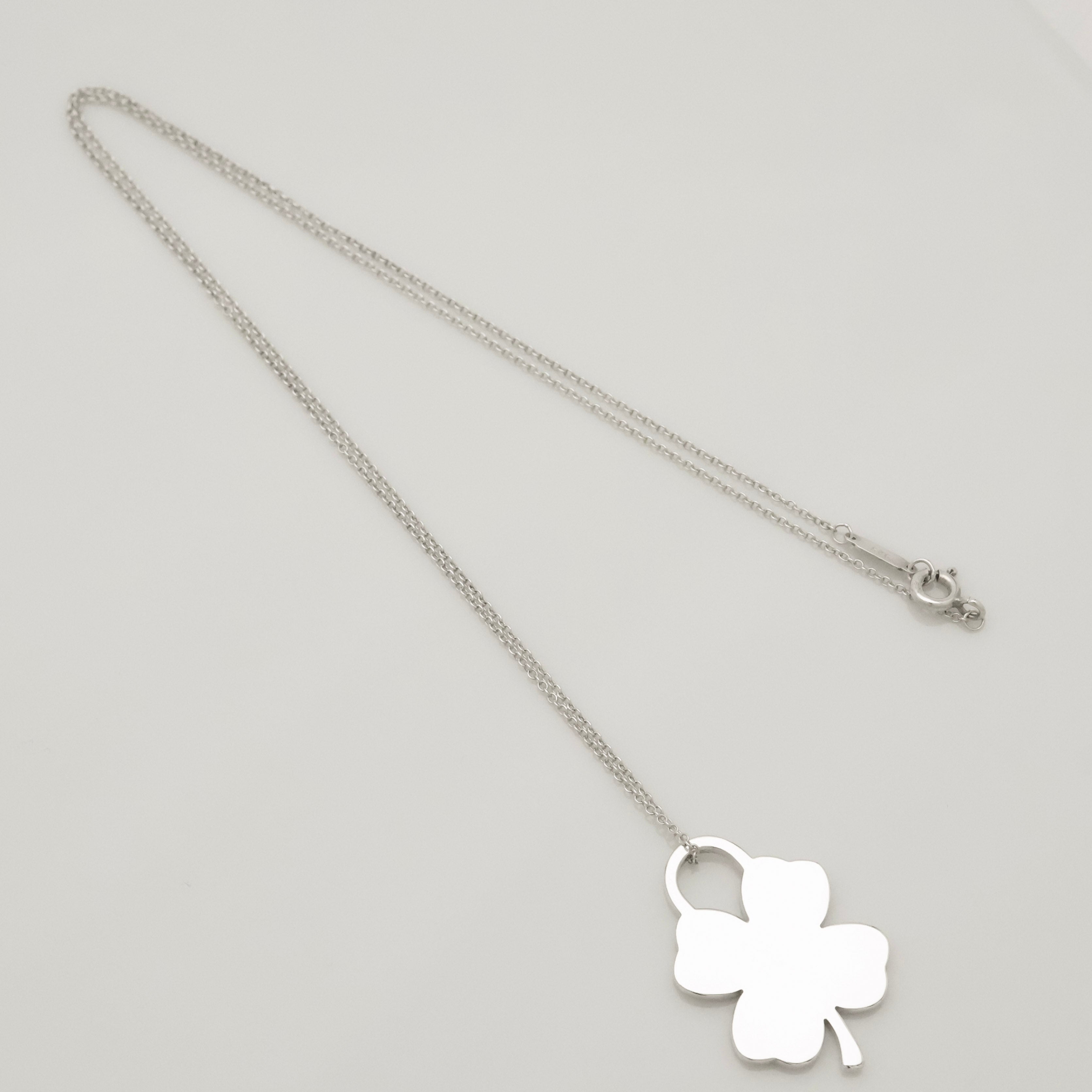 TIFFANY&Co. クローバー ネックレス AG925