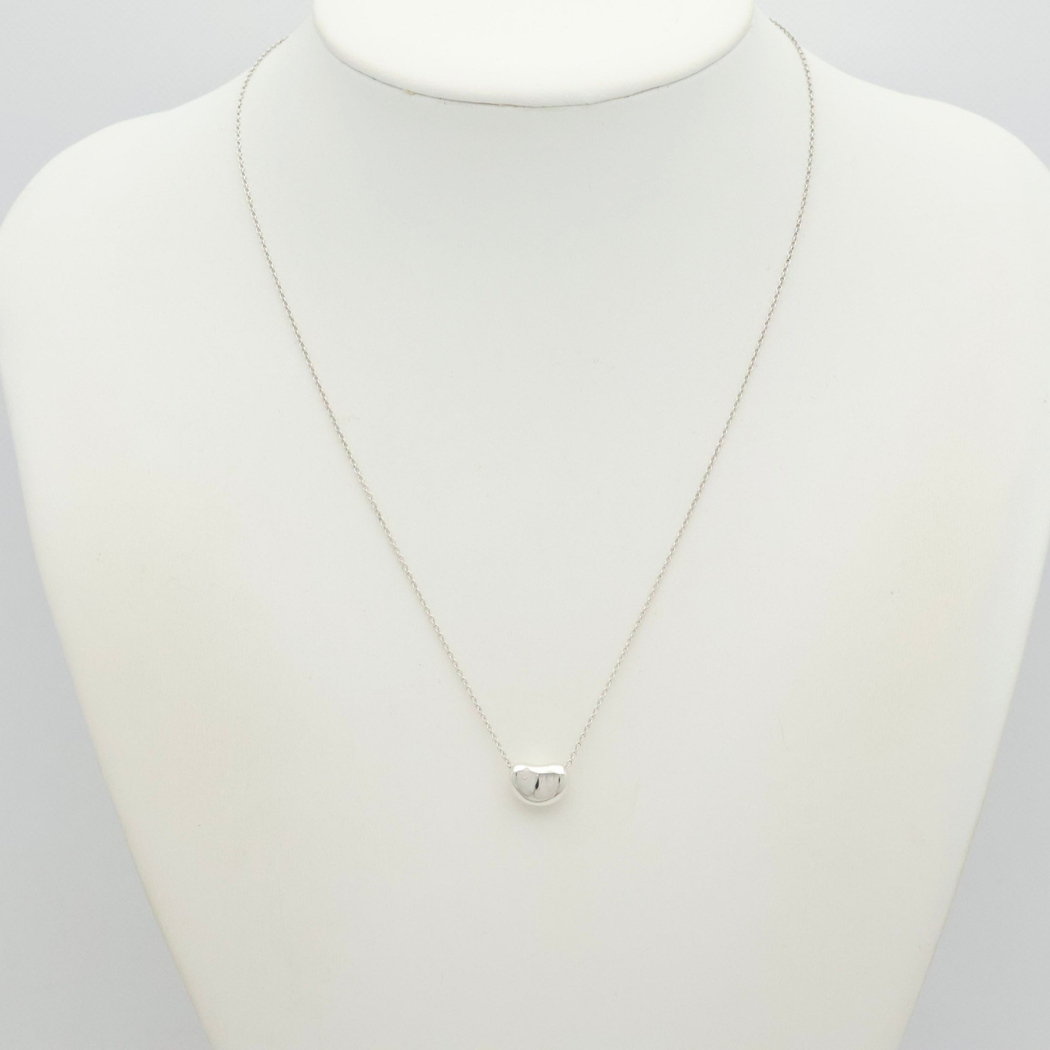  Tiffany & Co. Peretti Mini  Bean Necklace  Sterling Silver 925 