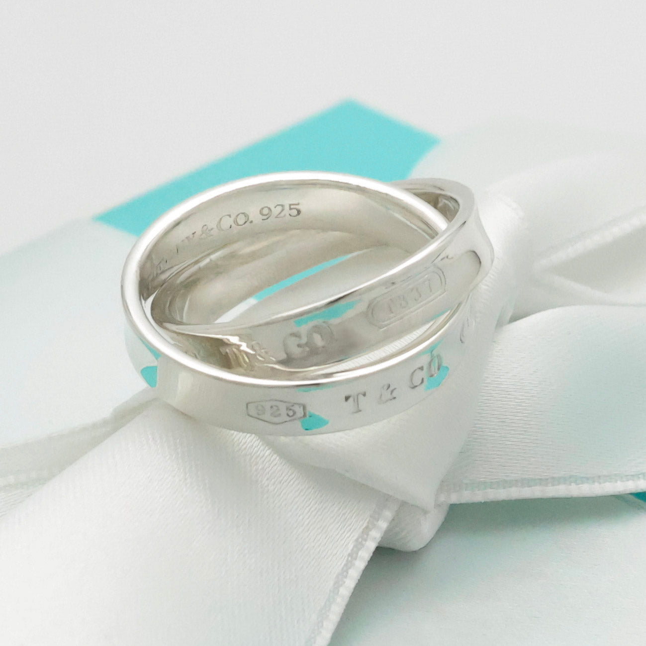 TIFFANY&Co. 1837 インターロッキング サークル リング 6号 AG925