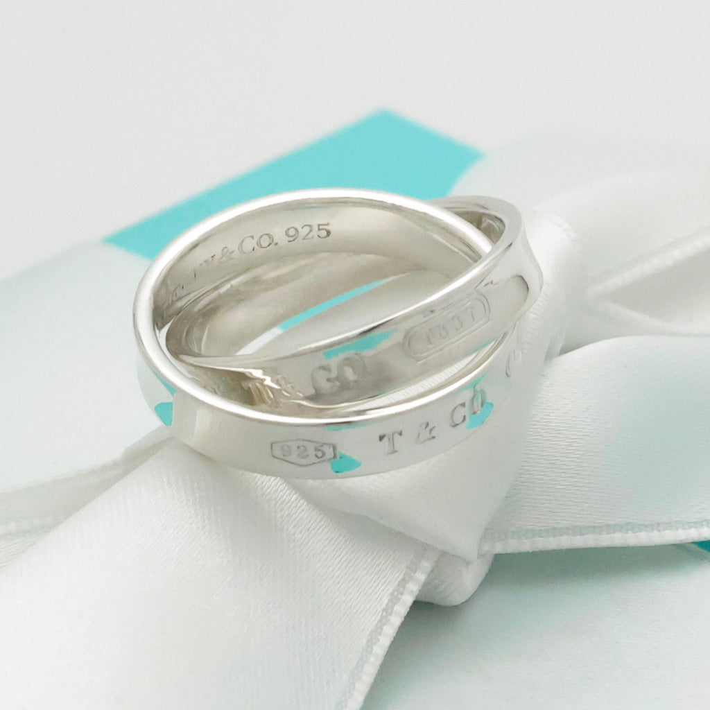 TIFFANY&Co. 1837 インターロッキング サークル リング 6号 AG925