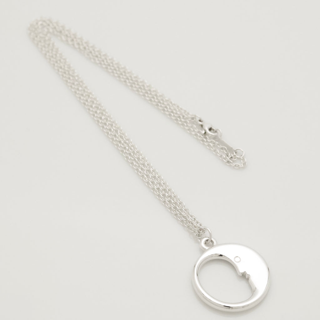 TIFFANY&Co. マンインザムーン ダブル チェーン ネックレス AG925