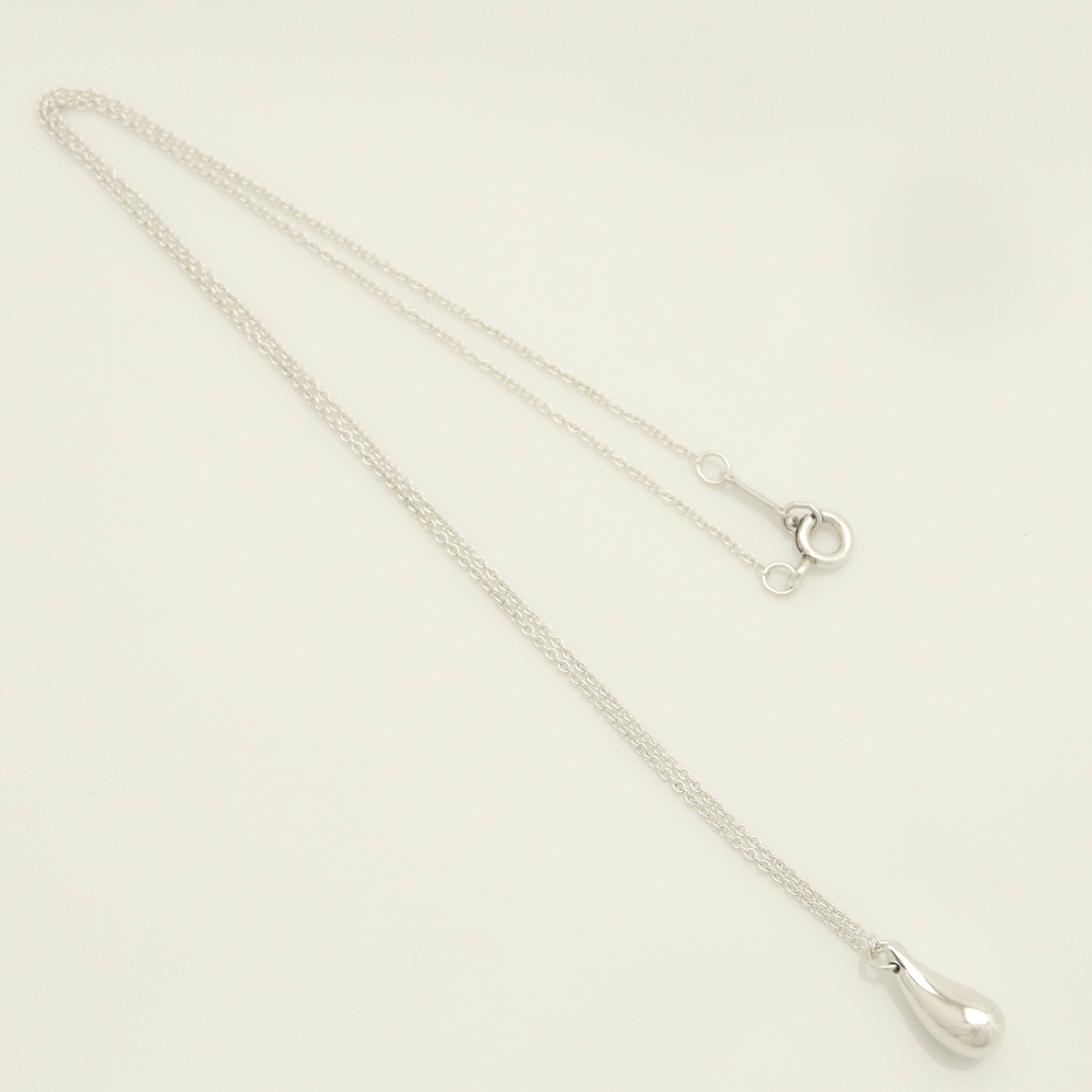 Tiffany & Co. Teardrop Necklace Pendant Sterling Silver 925 