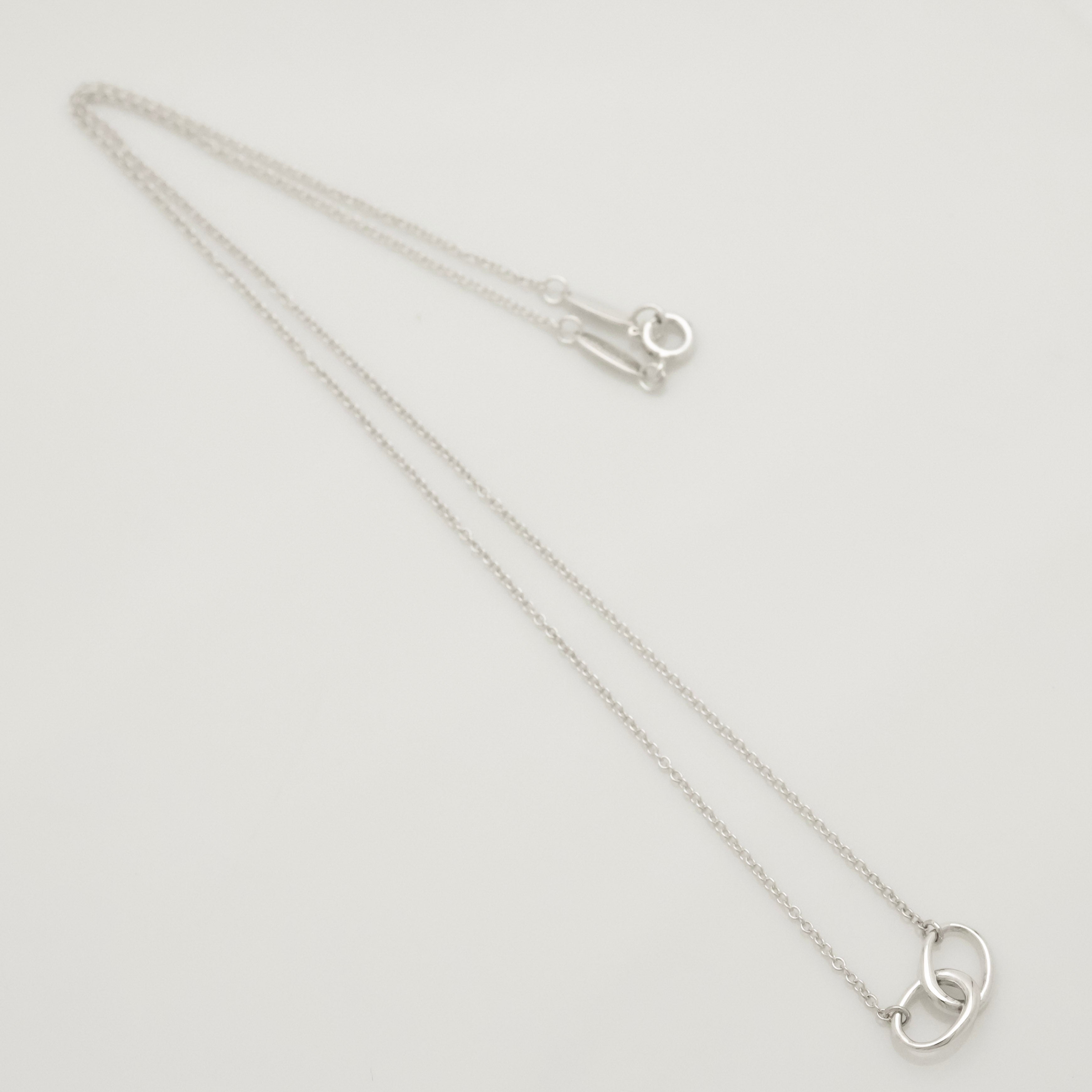 TIFFANY&Co. ダブル ループ エルサペレッティ ネックレス AG925