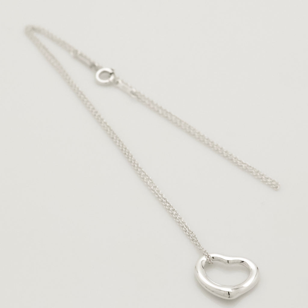 TIFFANY&Co. オープンハート 16mm エルサペレッティ ネックレス AG925