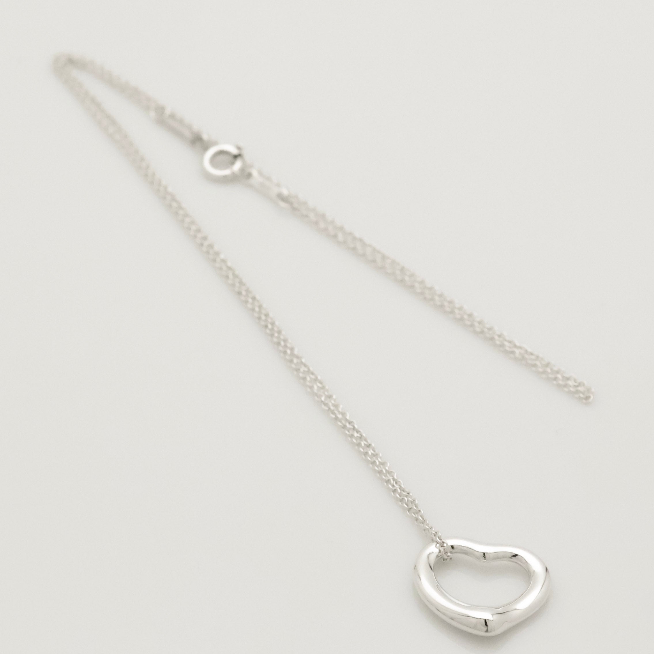 TIFFANY&Co. オープンハート 16mm エルサペレッティ ネックレス AG925